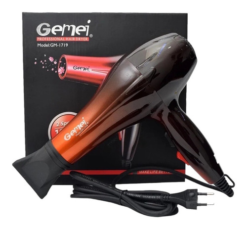 Secador De Pelo Grande Gran Potencia 1800w Profesional