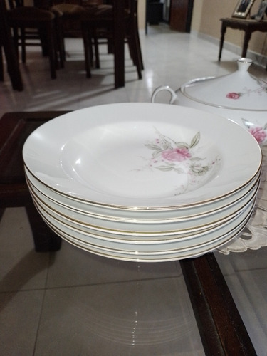 Vajilla Con Sopera, Plato Hondo Y Plato Llano (Usado)