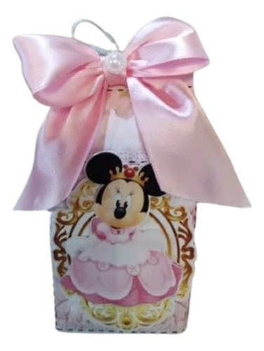 10 Cajitas Milk Box En 3d De Minnie Mouse Realeza