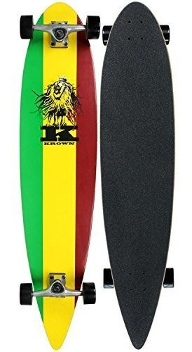 Krown Rasta Pin La Cola De Longboard Monopatín.