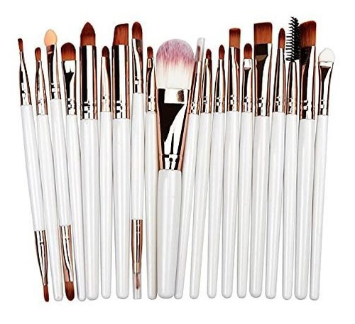 Brochas De Maquillaje - Female Makeup Brushes Set 20pcs Prof