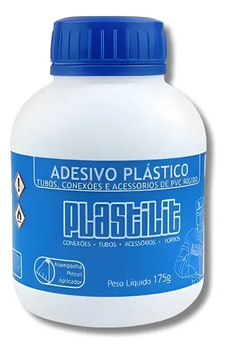 ADESIVO PLASTICO C/PINCEL 175G PLASTILIT