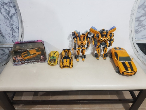Transformers Deluxe Class Bumblebee Barricade Optimus Prime (Usado)