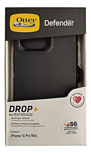 Otterbox Defender Para Iphone 7plus Funda De Uso Rudo Negro Iphone 7 Plus