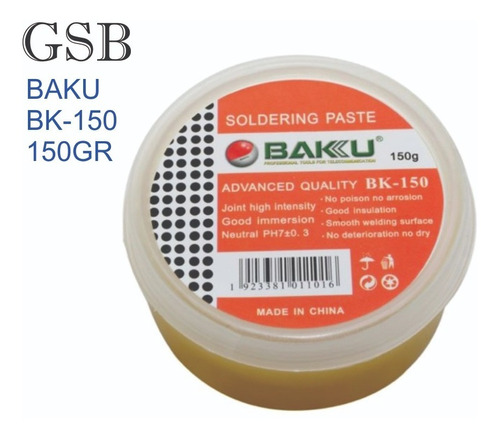 Pasta De Soldadura Baku 150g 