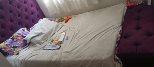 Cama De 2 Plazas Usado Con Tablas Y Baúl Envío A Provincia (Usado)