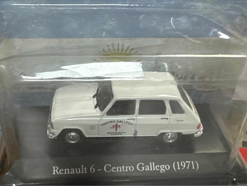 Autito Renaul 6 Centro Gallego 1971 Sin Rev Escala 1:43