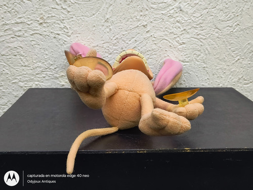 Peluche Ren & Stimpy Nickelodeon Mattel 1992 Chihuahua Retro Beige (Usado)