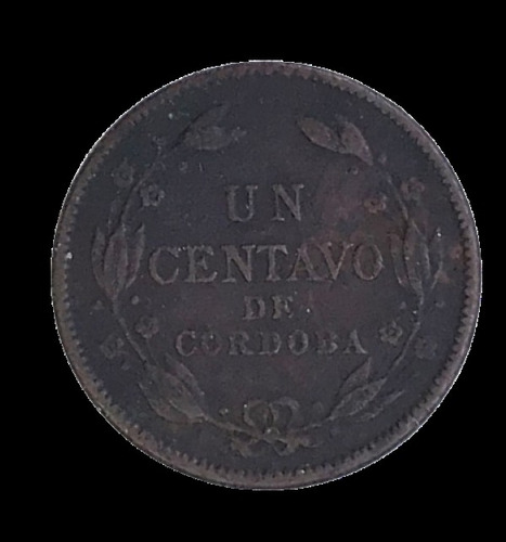 * Nicaragua. Muy Escasa. 1 Centavo Año 1937. Km #11 