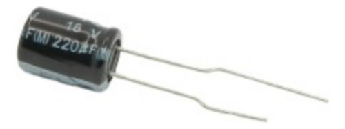 Condensador Electrolítico 220uf 16v Pack De 8 Unidades