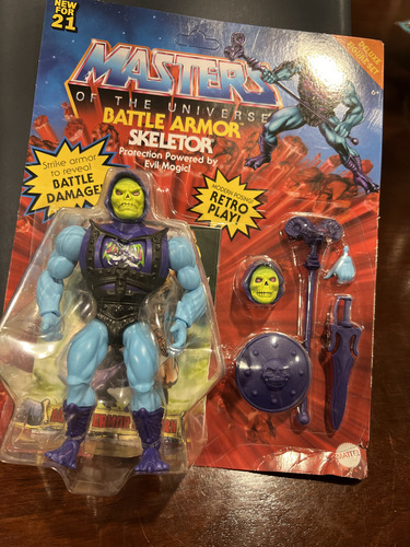 Skeletor Battle Armor Motu Masters Of The Universe Retro (Usado)