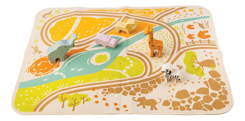 Tapete Juego Safari Tender Leaf Juguete Niñez Madera Niño Tx