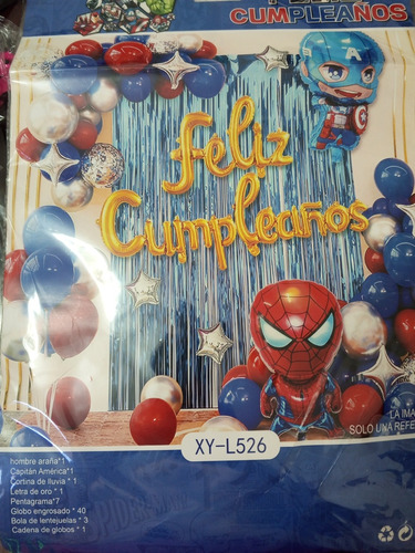 Set Decorativo Más De 15 Piezas Cumpleaños 