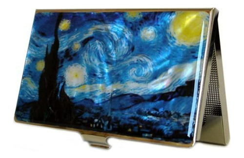 Madre De Perla Noche Estrellada Por Van Gogh Arte Pintura Di