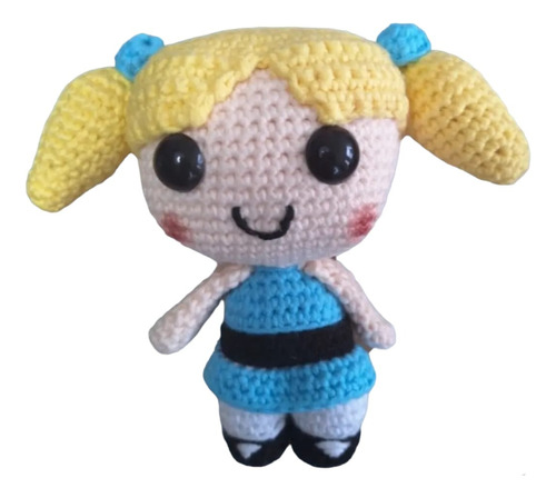 Muñeca Burbuja Chicas Superpoderosas Amigurumi Tejida