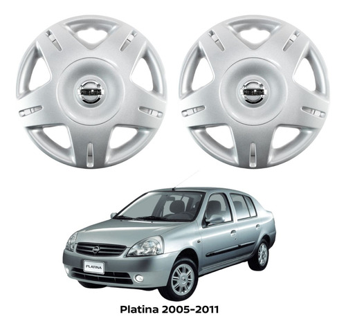 Tapón Copa 2pz Platina 2005-2011 Nissan