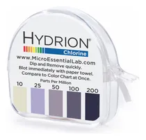 Comprar Tiras Pruebas Reactivas Cloro Rango 10 A 200 Ppm Hydrion