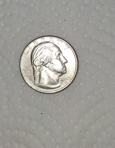 Imagen 2 de 2 de Moneda $0.25 Del Año 2022