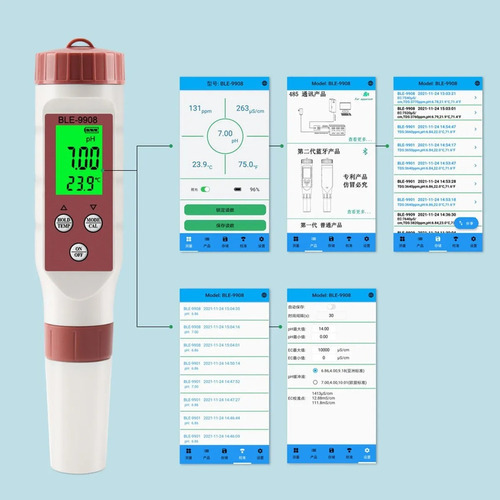 Ph/tds/ce/temperatura/sal Probador De Calidad Del Agua