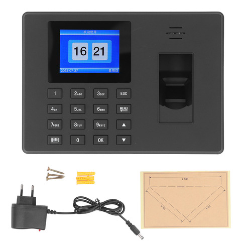 Cara De Contraseña De Máquina De Asistencia Por Huella Digit