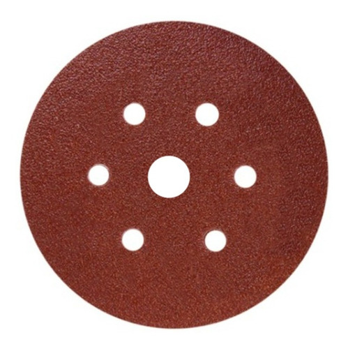 Disco Goma Amoladora + Lija Velcro 150mm Roto Orbita X 10