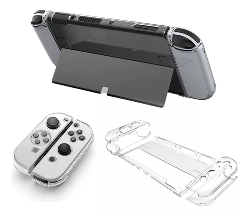 Capa Acrílica E Película De Vidro Para Nintendo Switch Oled