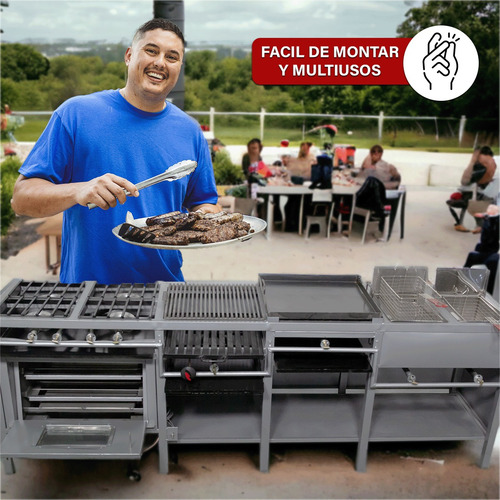 Estufa De Usos Múltiples 5 En 1 Soluchef Con Horno Incluido