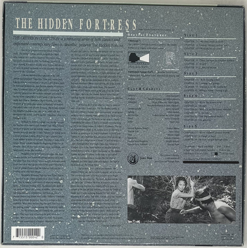 Laserdisc The Hidden Fortress Kurosawa Criterion Collection (Usado)
