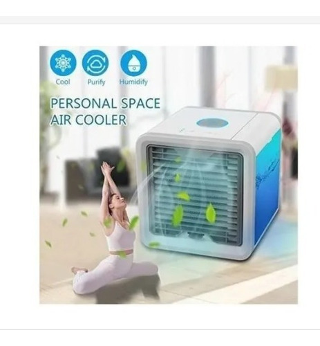 Imagen 4 de 4 de Mini Cooler Enfriador Aire Acondicionado Portatil