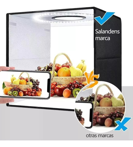 Set Fotográfico Mini Estudio Led + Trípode Kit
