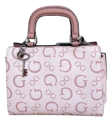 Bolsa Guess Meera Crossbody Monogram Con Correa Larga Mujer