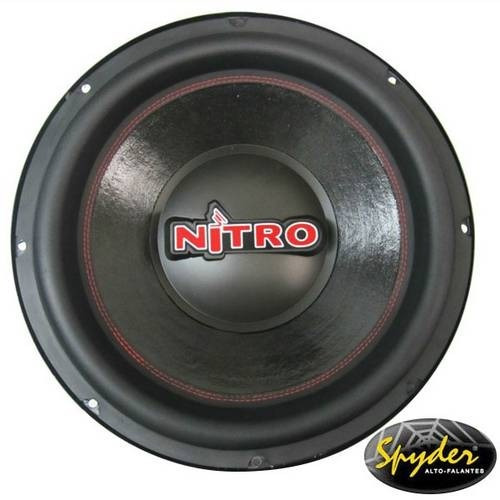 Subwoofer Alto Falante Spyder Nitro G4 Novo 700 Rms B. Dupla