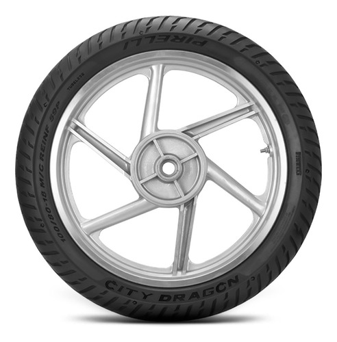 Pneu 100/80-18 59p Traseiro City Dragon Dk 150 Cbs Dk 150 Fi