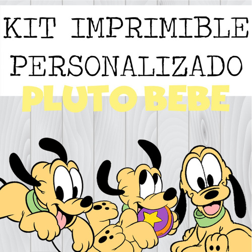 Candy Bar Kit Imprimible Disney Pluto Bebe Personalizado Mercado Libre Candy Bar Kit Imprimible Disney Pluto Bebe Personalizado Mercado Libre