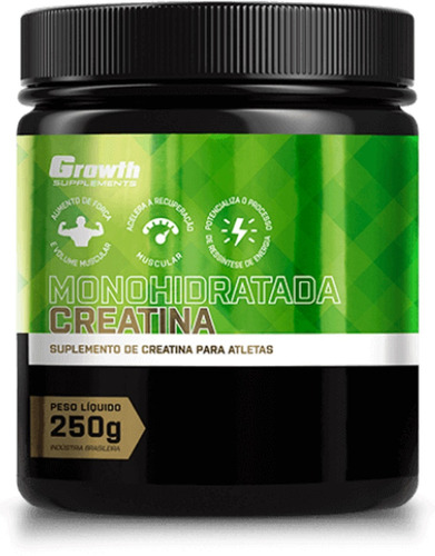 Creatina 250gr Monohidratada Original Growth Supplements 