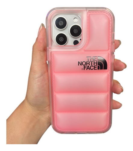 Funda Case The North Face Mate Para Iphone 2 En 1 Rosa Iphone 12 / 12 Pro