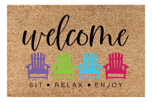 Rugs Summer Holiday Welcome Floor Doormat Style American Sty