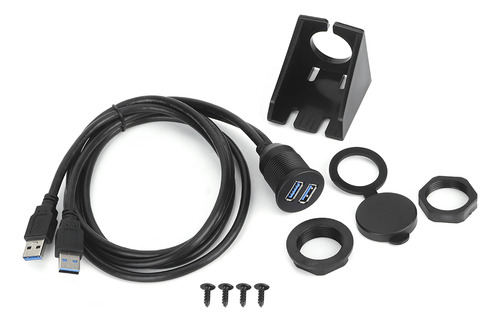 Cable De Extensión De Panel, Doble Usb 3.0, Montaje Empotrad