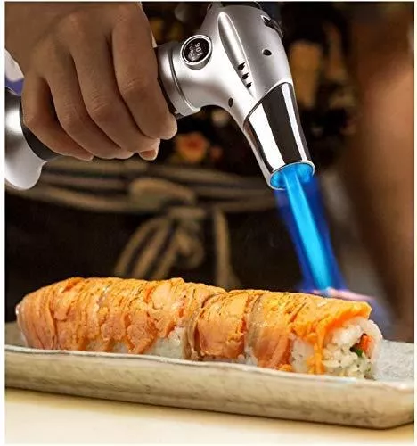 Sondiko Soplete De Cocina, Profesional Antorcha Butano Encendedor, Mini  Culinario Soplete con Cerradura de Seguridad & Llama Ajustable para  barbacóa Brulée Crema Cámping (Gas no Incluido) : : Hogar y cocina