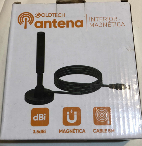 Antena Tv Magnética Compatible Con Cualquier Tv - Interior