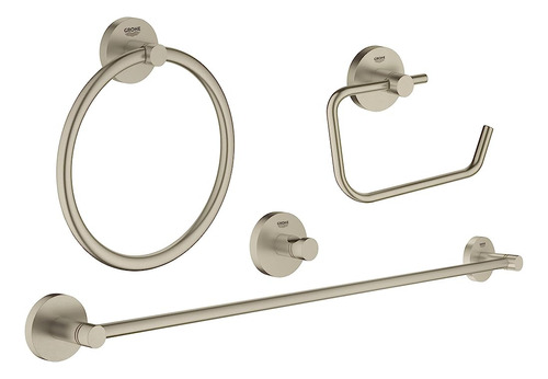 Grohe 40823es1 Accesorios Esenciales Set Master 4 En 1, Acab