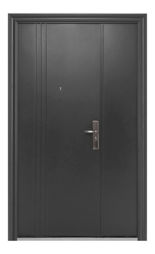 Puerta De Seguridad Xe 3l Apertura Der Acero 100% Go 130-243 Color Gris oscuro