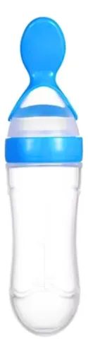 Biberon Con Cuchara En Silicona Para Bebes
