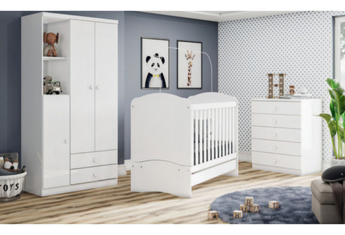 Berço Montessoriano Multifuncional Mini Bala De Menta 3 Em 1 Que Vira Cama Para Quarto De Bebê Menino E Menina Com Grade De Proteção Removível Branco Com Colcão