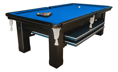 Mesa De Bilhar Com Tampo Ping Pong 2,20x1,18 Madeira Maciça