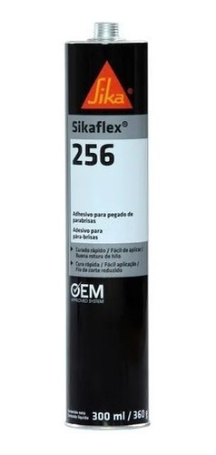 Sikaflex 256 Negro Adhesivo De Parabrisas 300cc