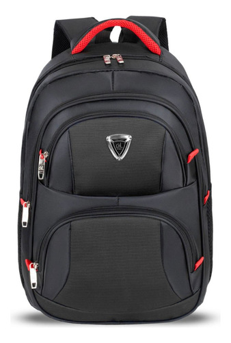 Mochila Notebook Executiva Impermeável 40 Litros Resistente! Cor Preto Desenho Do Tecido Liso