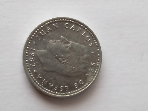 Moneda 1 Peseta (juan Carlos I Rey De España) Año 1987 (Usado)