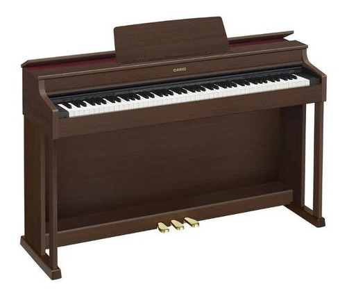 Casio Ap-470bn Piano Digital Celvanico 88 Teclas Color Café