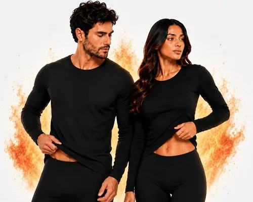 MLB 3258760489 Conjunto Segunda Pele Termica Flanelado Frio Intenso Preto JM